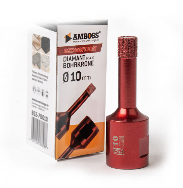 Amboss Red Edition Bohrkrone 10 mm