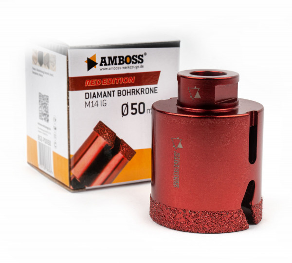 Amboss Red Edition Bohrkrone 50 mm