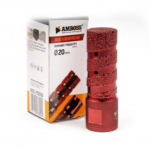 Amboss Red Edition Schleiffinger 20 mm